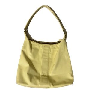 Yellow shoulder bag